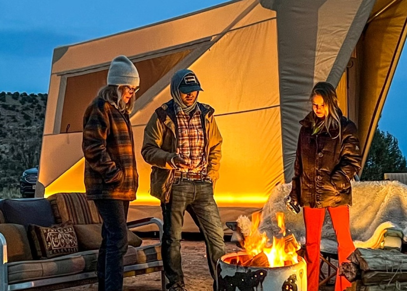 Natalie Binder, Jodie Wright and Bruce Wright