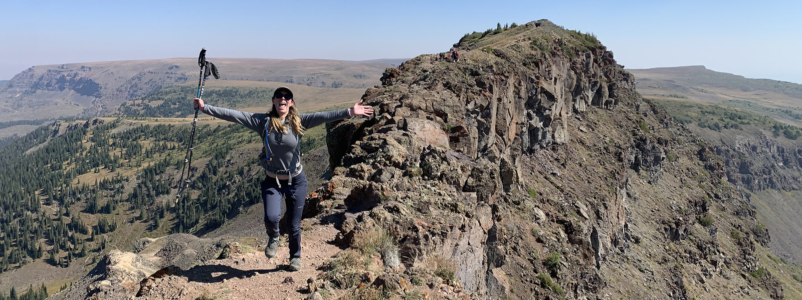 Kayleen Cohen hiking