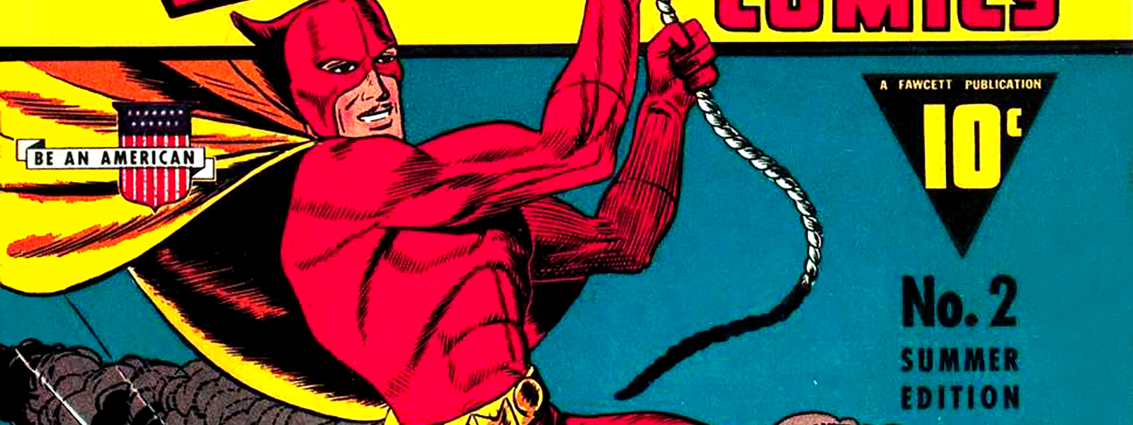 Superhero comic strip